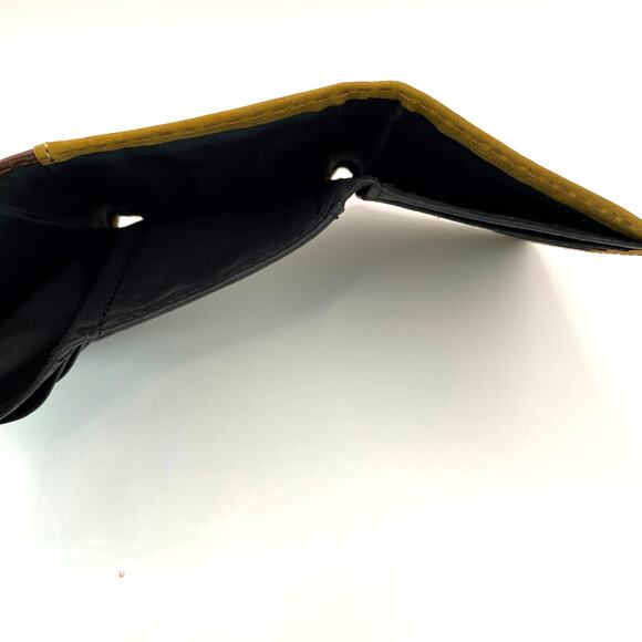 Tony Lana Men's RFID Trifold Wallet Brown Leather Rodeo Western NIB - Picture 7 of 8